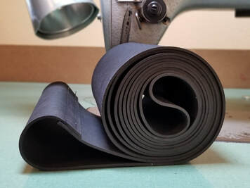 Custom Cut and Sewn Rubber Machine Belts